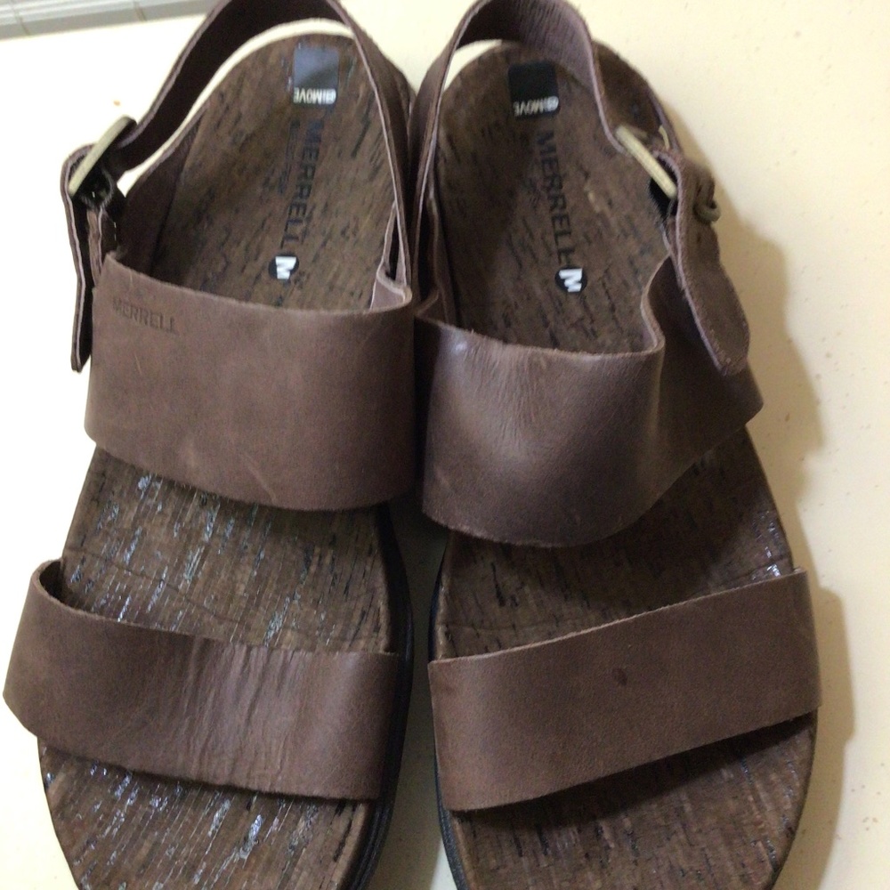 Leather women Merrill sandals size 10